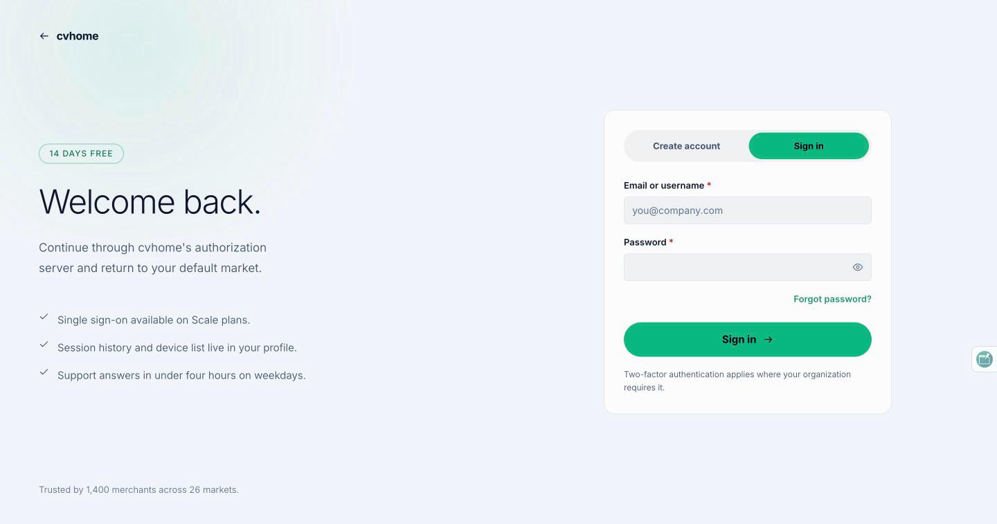 The console's sign-in page at gateway.com:8000