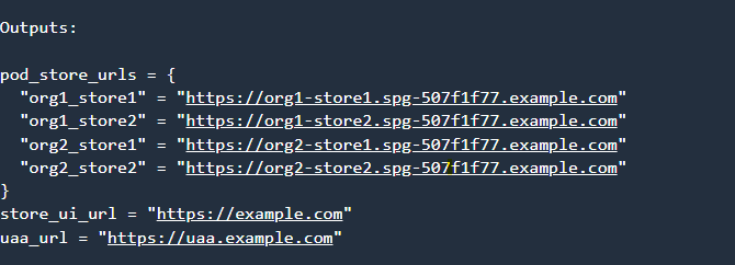 CodeBuild: the apply stage prints the console URL
